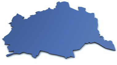Viyana - Avusturya Haritası