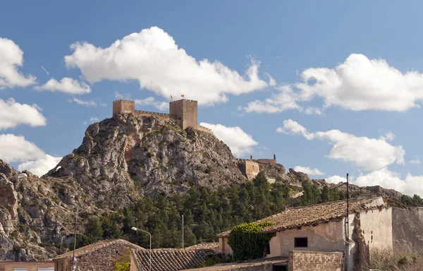 Sax castle, Španělsko — Stock fotografie