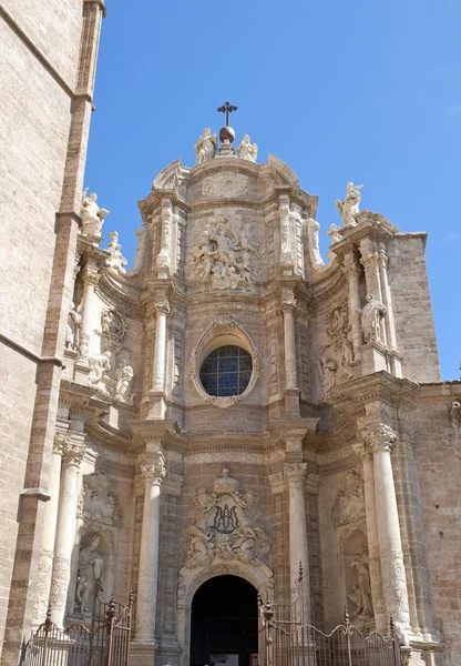 stock image Main Entrance to Valencia Cathedral