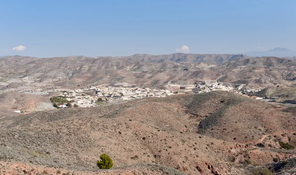 Δείτε πάνω από το limaria προς το sierra de las estancias βουνά — Φωτογραφία Αρχείου