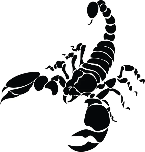 Imagen vectorial escorpión — Vector de stock