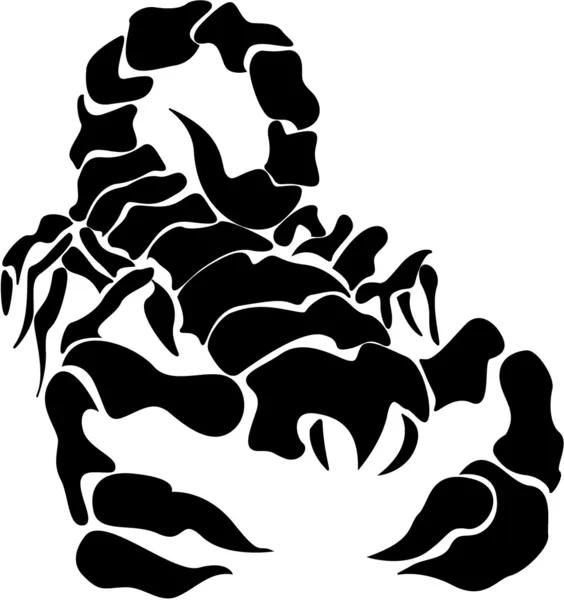 Векторное изображение скорпиона Стоковая Иллюстрация