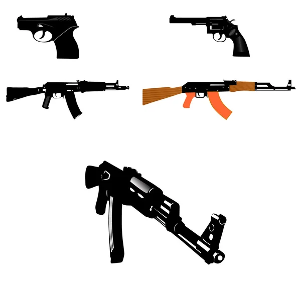 Armes à images vectorielles — Image vectorielle