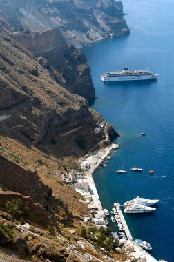 Santorini seaport