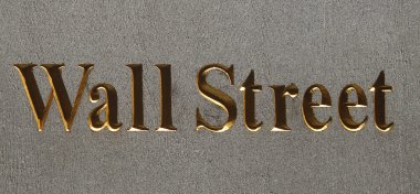 Wall Street plaque clipart