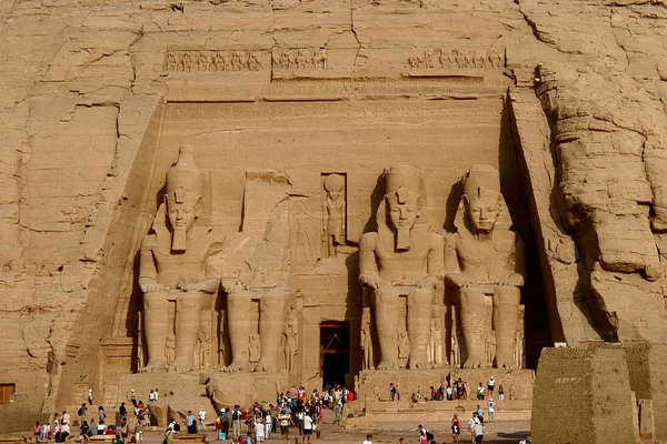 Abu Simbel Grote Tempel — Stockfoto