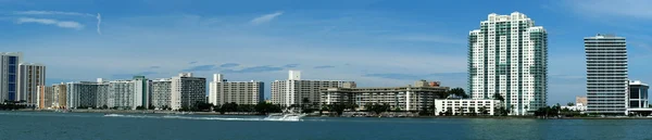 Skyline w Miami — Zdjęcie stockowe