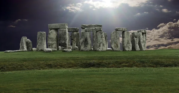 Velké panorama Stonehenge, Velká Británie — Stock fotografie