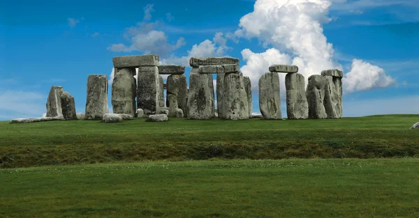 Stonehenge large panorama, Reino Unido —  Fotos de Stock