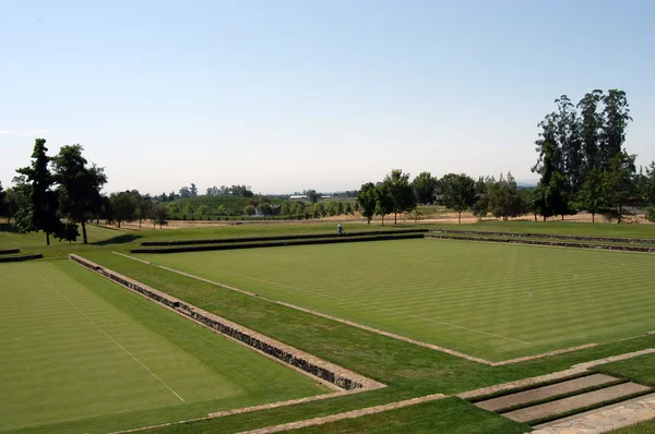 stock image Polo field