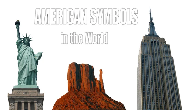 Symbole amerykańskiej — Zdjęcie stockowe