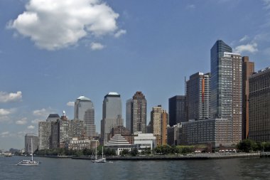 Şehir merkezindeki manhattan