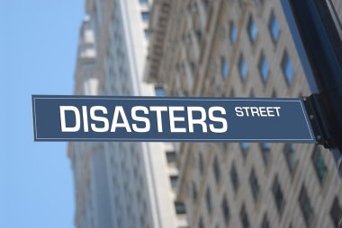 Disasters street clipart