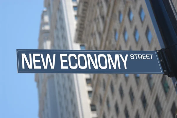 Yeni Ekonomi sokak — Stok fotoğraf