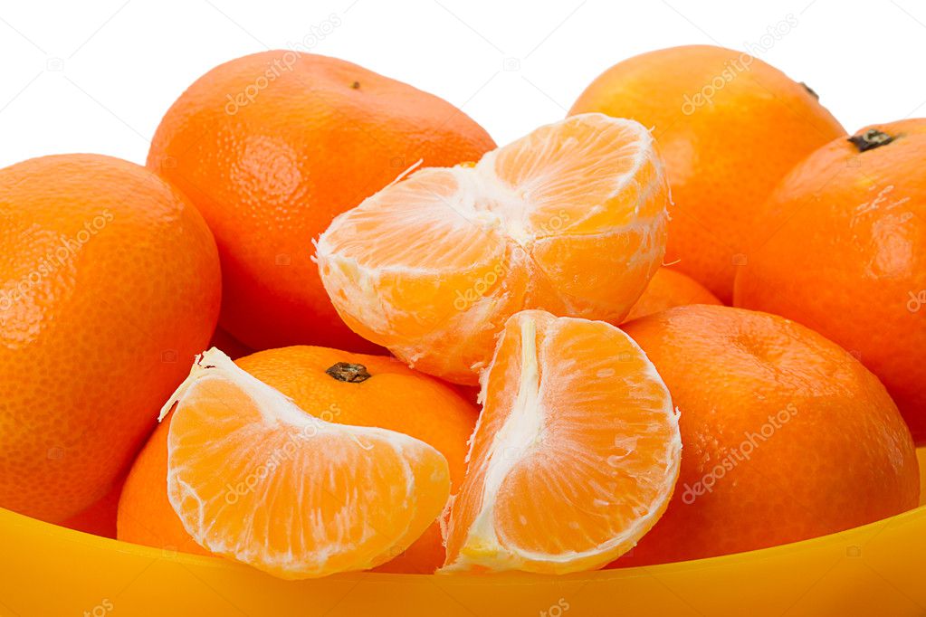 Heap of mandarins