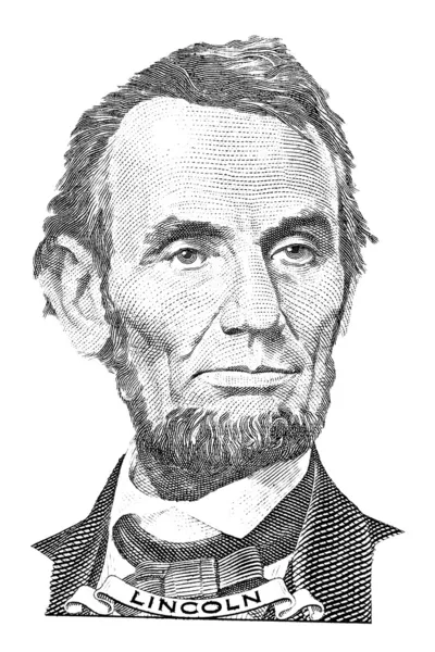 Retrato de abraham lincoln — Fotografia de Stock