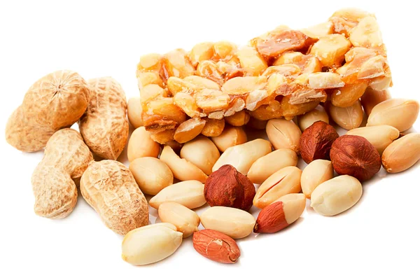 Nuts and sorbet — Stock Photo, Image
