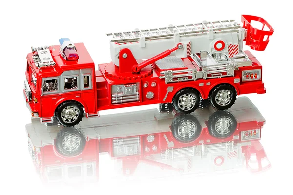 Миниатюрный пожарный грузовик — стоковое фото