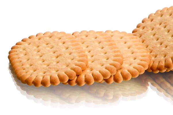 Biscuits on white — Stock Photo, Image