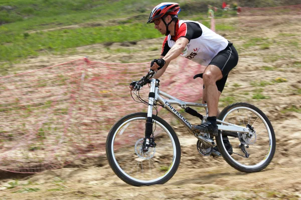 Mountain bike cross-country race — Stockfoto