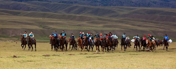 Équitation nomade nationale traditionnelle — Photo