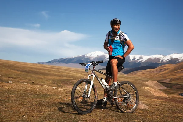 Mountainbike-Abenteuerwettbewerb — Stockfoto