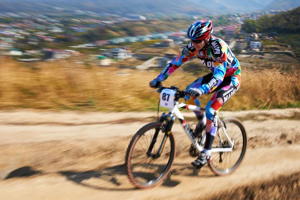 山地自行车比赛 — 图库照片