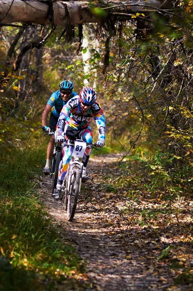 山地自行车比赛 — 图库照片