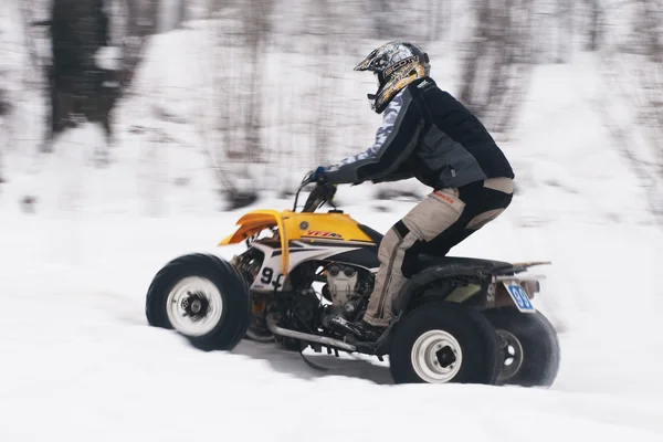Kış motocross — Stok fotoğraf