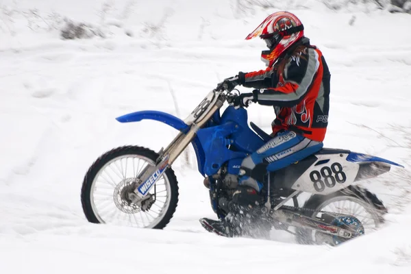 Motocross de invierno —  Fotos de Stock