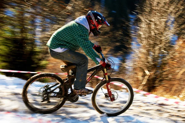 Mountainbike tävling — Stockfoto