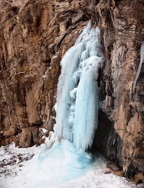 얼어붙은 폭포 — 스톡 사진