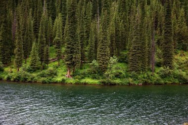 Lake in Tien-Shan mountains, Kazakhstan clipart