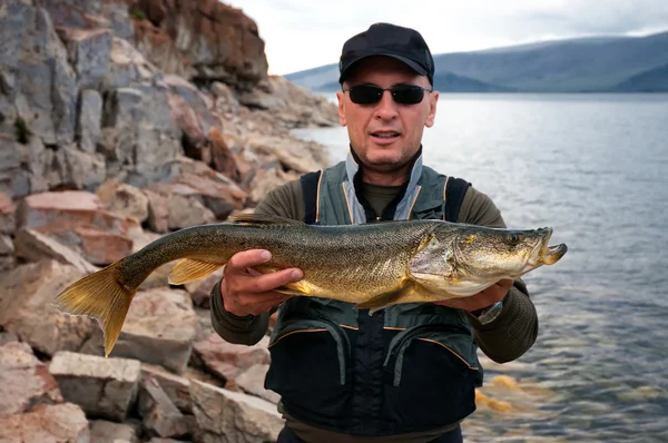 Fiske i Mongoliet — Stockfoto