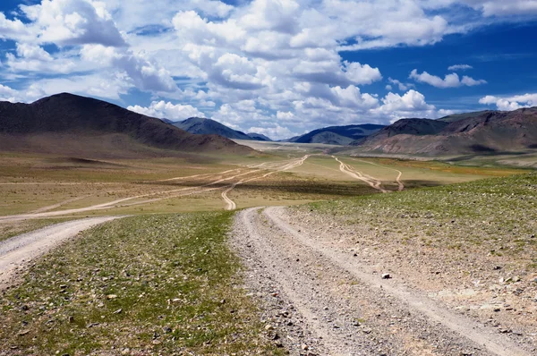 Strade in Mongolia — Foto Stock