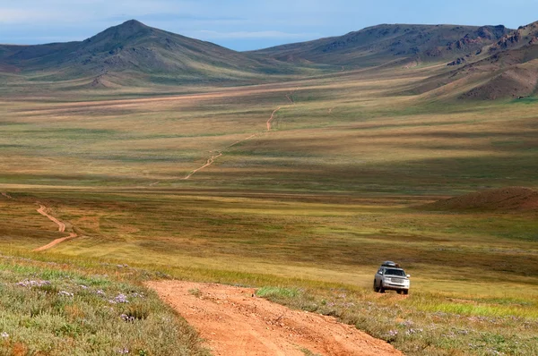 Roads in Mongolia — Stock Photo, Image