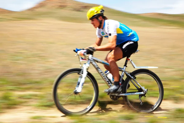 Macera dağ bisikleti Yarışması — Stok fotoğraf