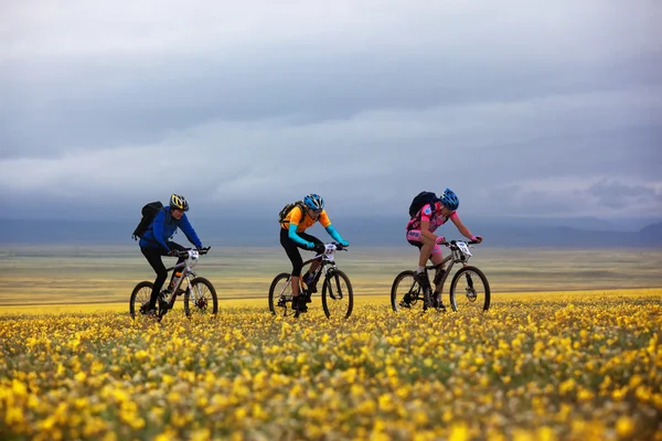 Stock image Spring adventure mountain bike competition