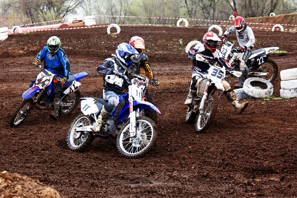 Konkurencja Motocross — Zdjęcie stockowe