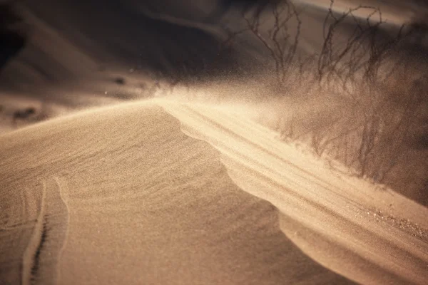 Tempesta di sabbia nel deserto — Foto Stock