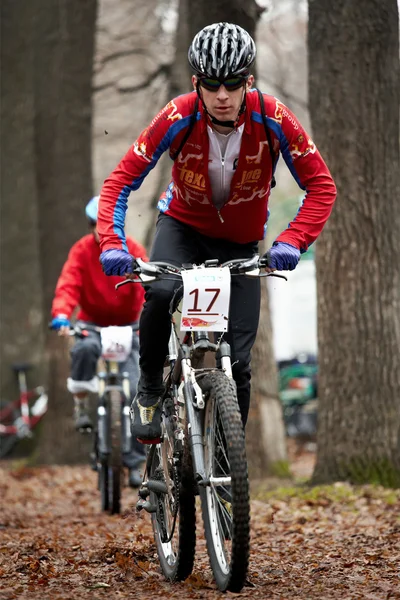 Wiosna górski rower konkurencji — Zdjęcie stockowe