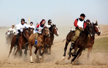 geleneksel Ulusal göçebe at binme