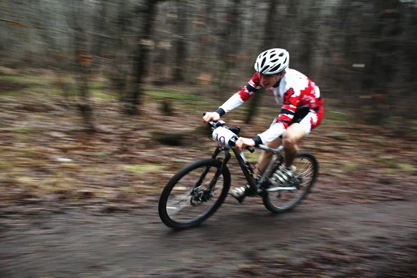 Primavera bicicleta de montaña competencia — Foto de Stock