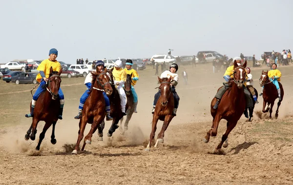 Традиционная национальная верховая езда — стоковое фото