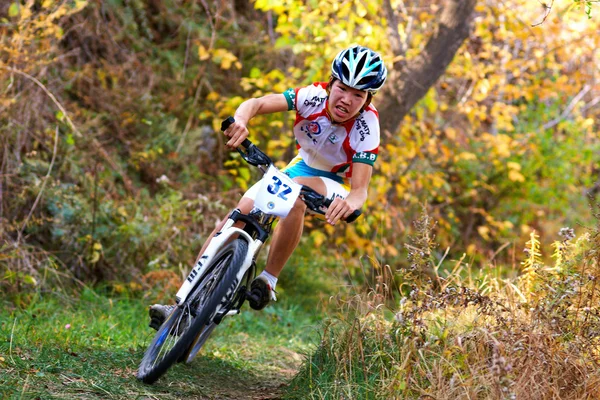 Mountainbike tävling — Stockfoto
