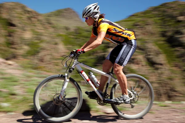 Macera dağ bisikleti Yarışması — Stok fotoğraf