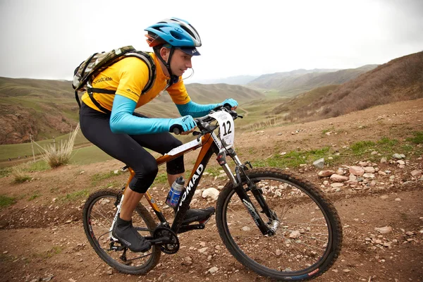 Abenteuer Mountainbike-Wettbewerb — Stockfoto