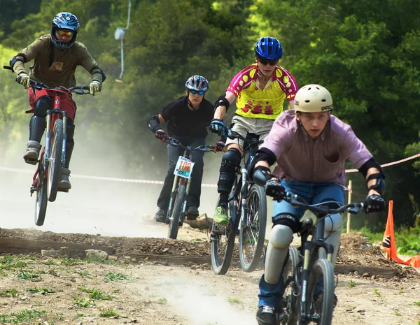 극단적인 Bikecross 경쟁 — 스톡 사진