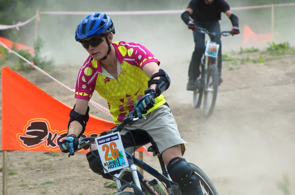 Extremer Bikecross-Wettbewerb — Stockfoto