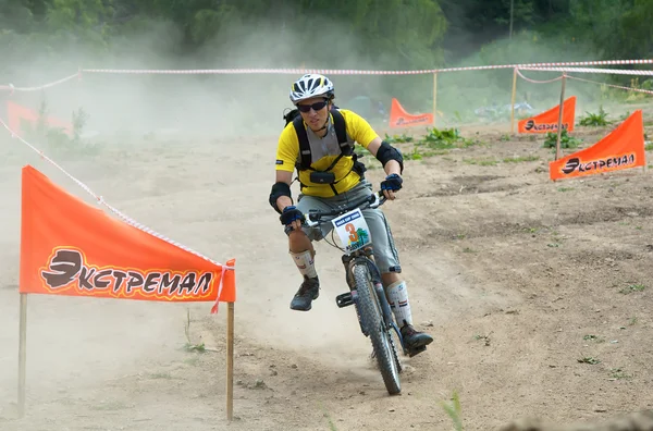 Extrémní bikecross konkurence — Stock fotografie